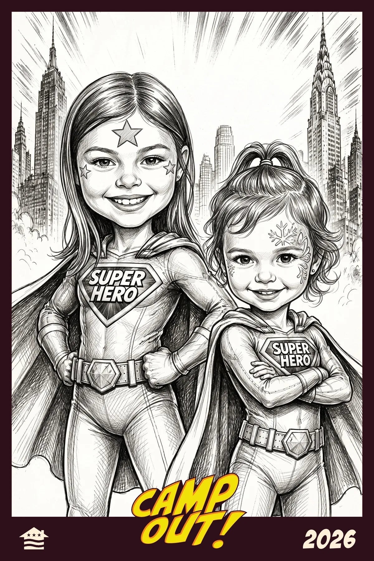 AI Super Hero Photo Booth event moment