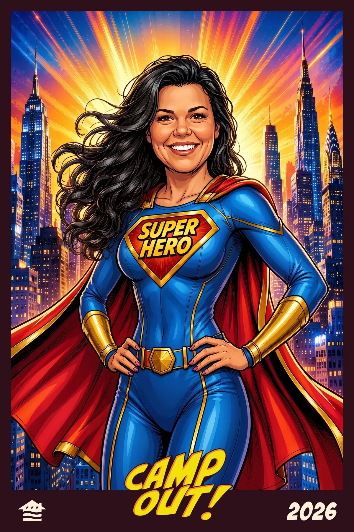 AI Super Hero Photo Booth event moment