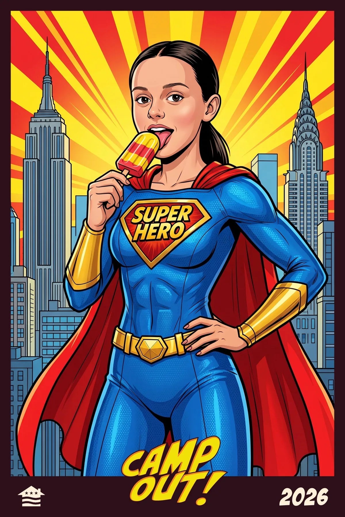 AI Super Hero Photo Booth event moment