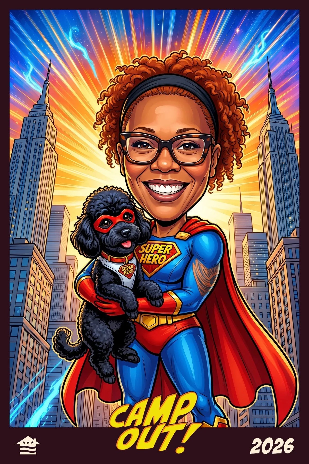 AI Super Hero Photo Booth event moment