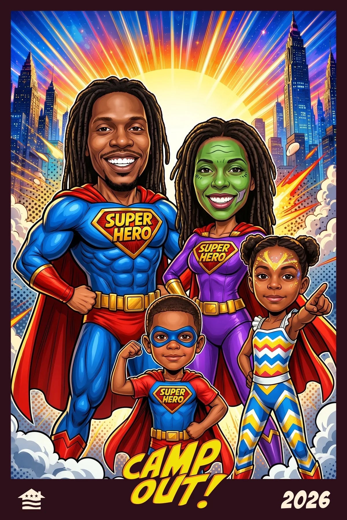 AI Super Hero Photo Booth event moment