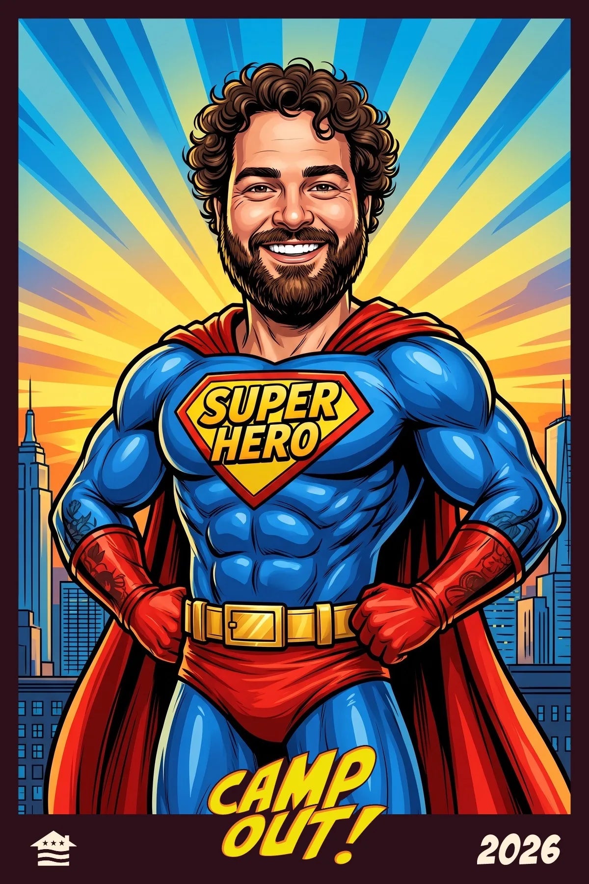 AI Super Hero Photo Booth event moment